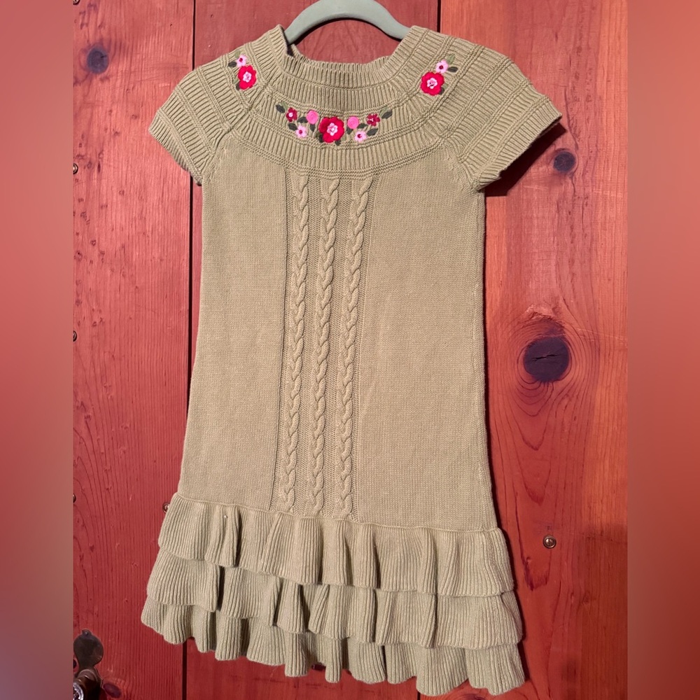 Girls Gymboree knitted dress sz 8